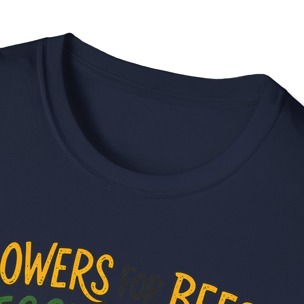 Flowers For Bees Veggies For Me T-Shirt - Illustrated
