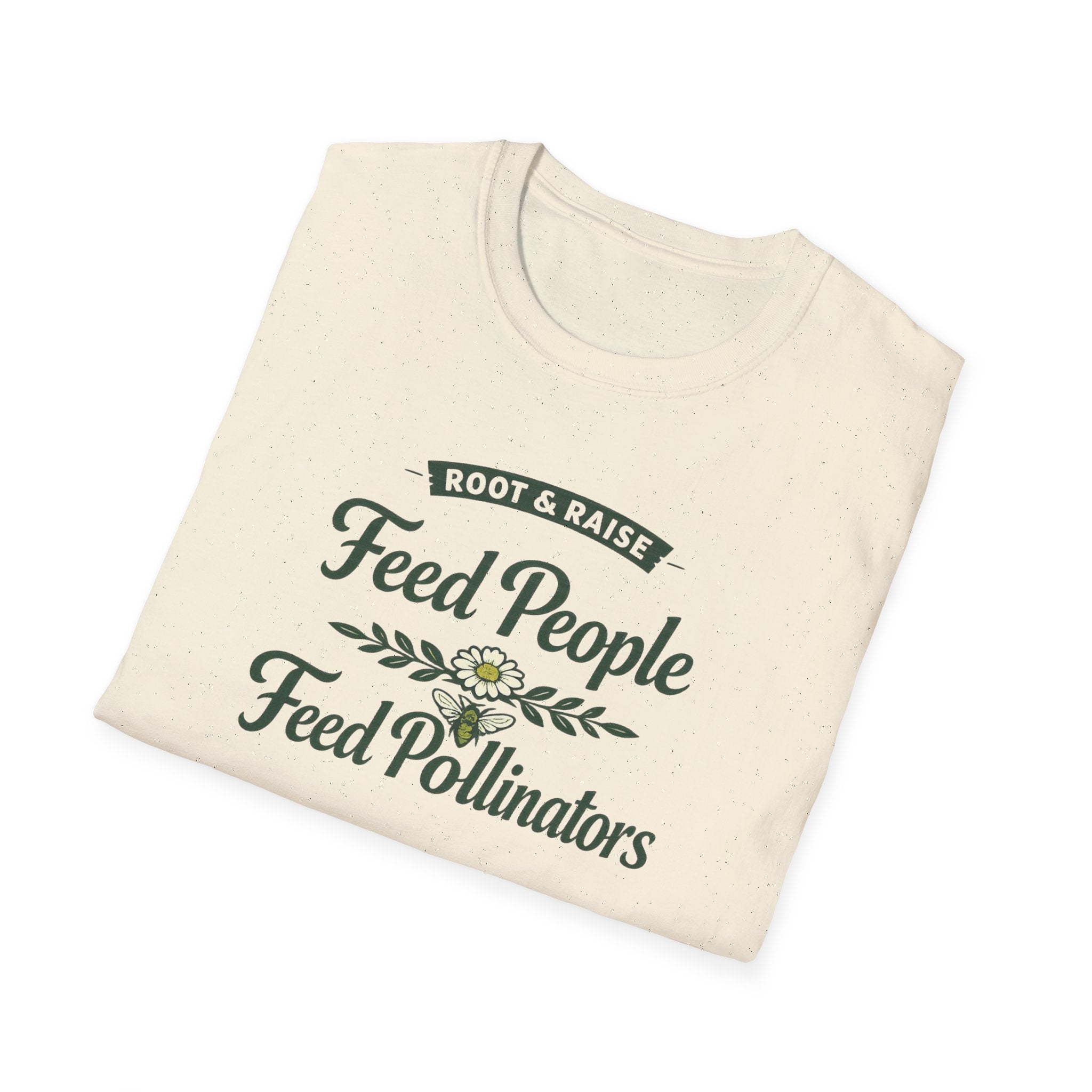 Feed People Feed Pollinators T-Shirt - Heirloom