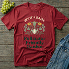 Pollinator Friendly Garden T-Shirt - Sketch
