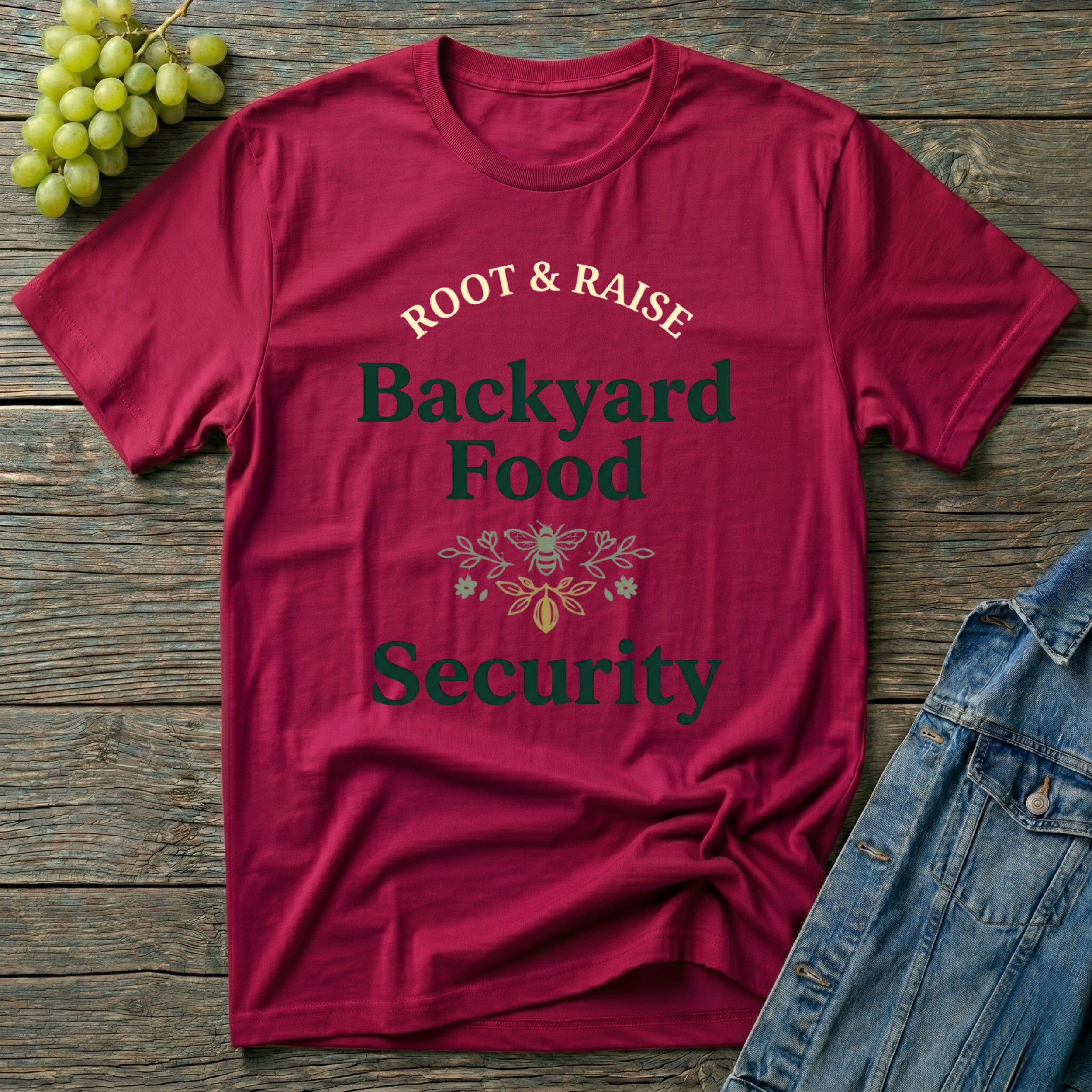Backyard Food Security T-Shirt - Bold