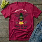 Bees Grow Our Food T-Shirt - Bold