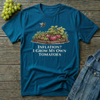 Inflation? I Grow My Own Tomatoes T-Shirt - Dark