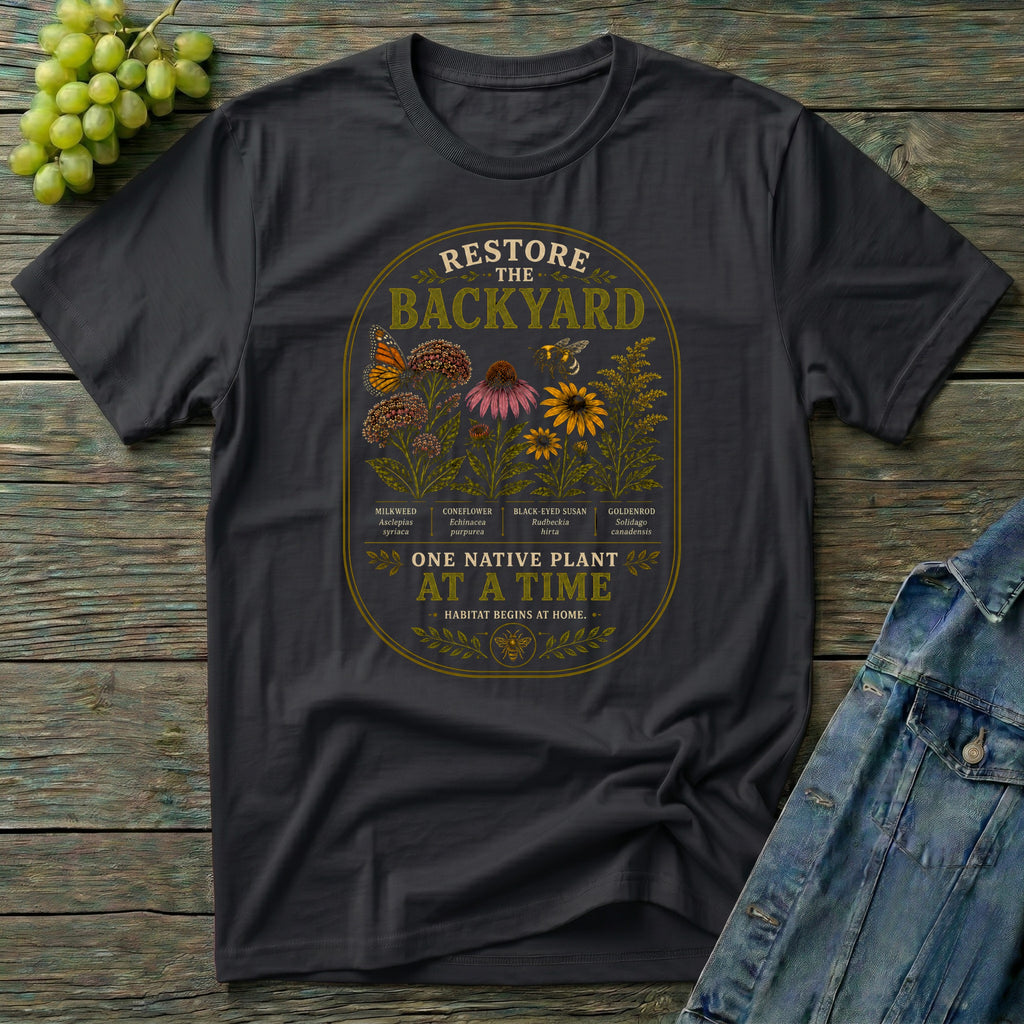 Restore the Backyard Native Plant T-Shirt