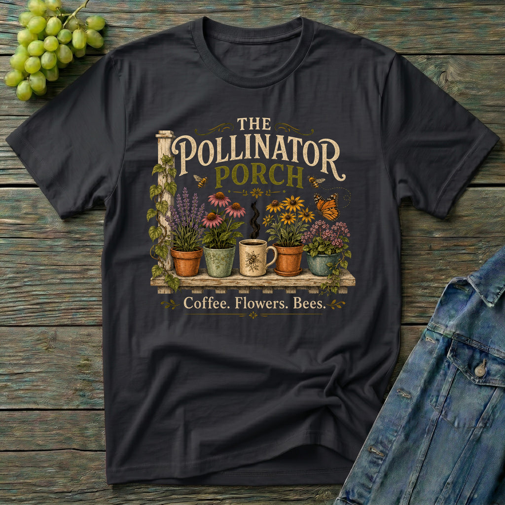 The Pollinator Porch Garden T-Shirt
