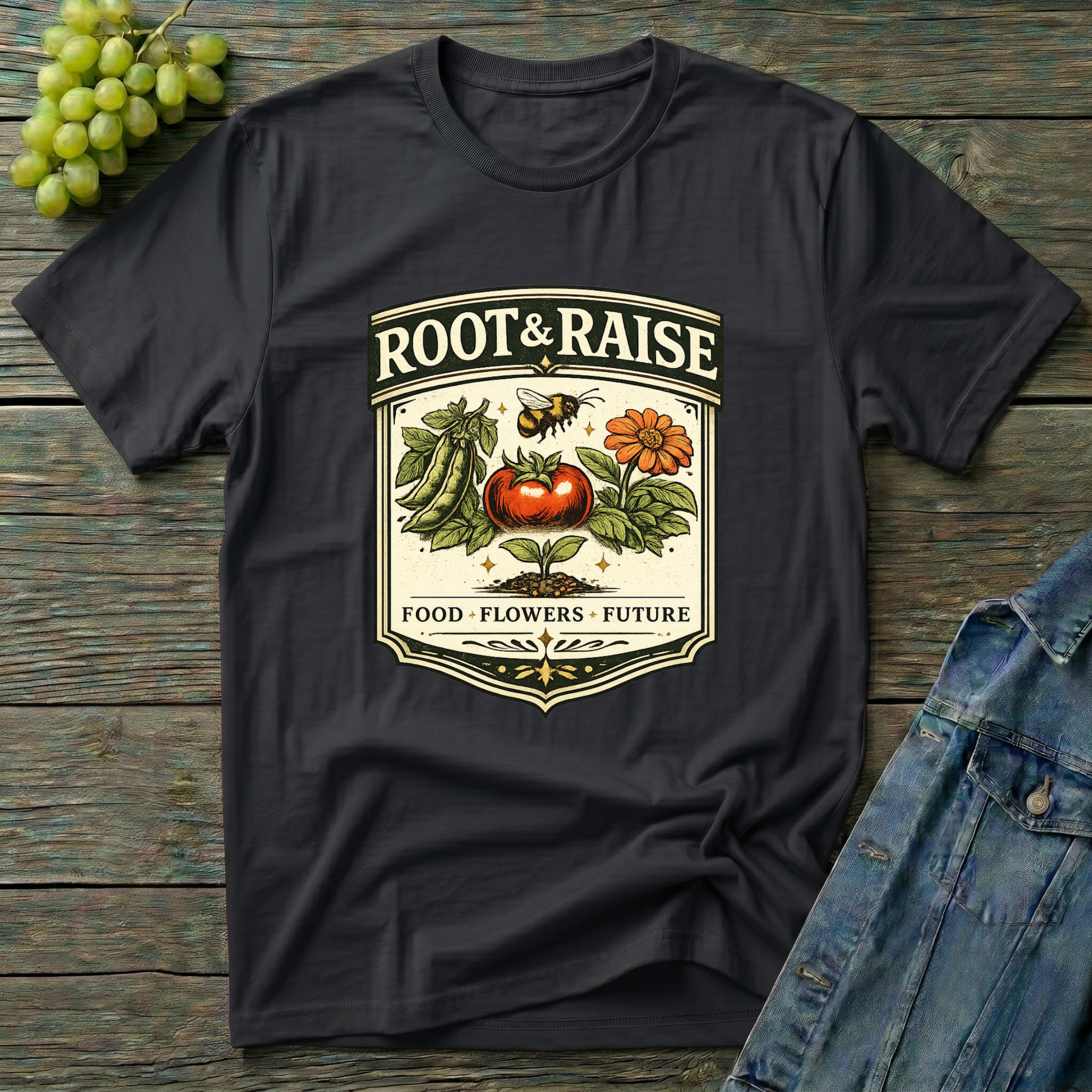 Food Flowers Future T-Shirt