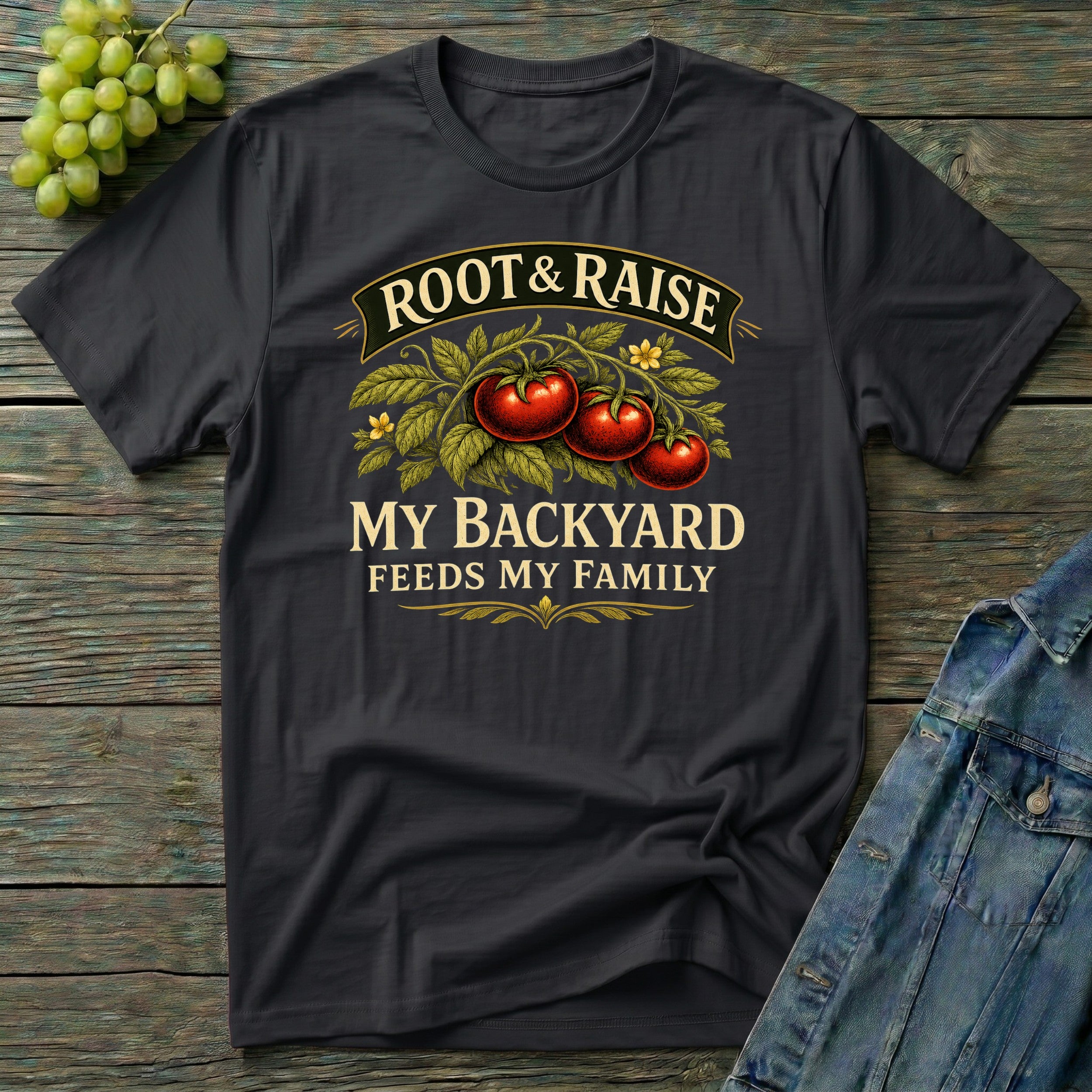 My Backyard Feeds My Family Gardening T-Shirt