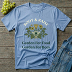 Garden For Food Garden For Bees T-Shirt - Illustrated