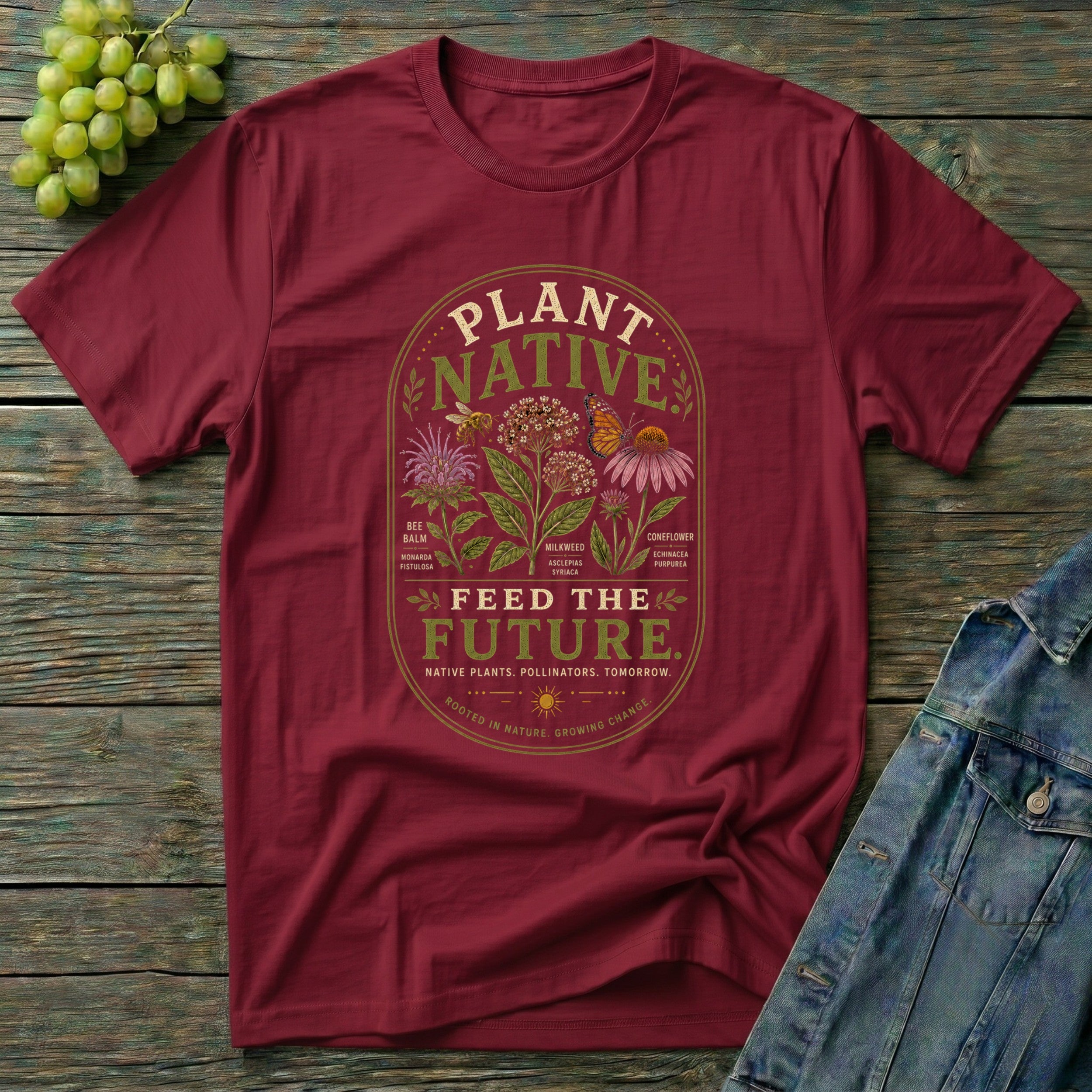 Plant Native Feed the Future Pollinator T-Shirt