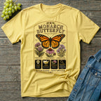 Monarch Butterfly Native Pollinator Field Guide T-Shirt