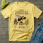 American Bumble Bee Field Guide T-Shirt