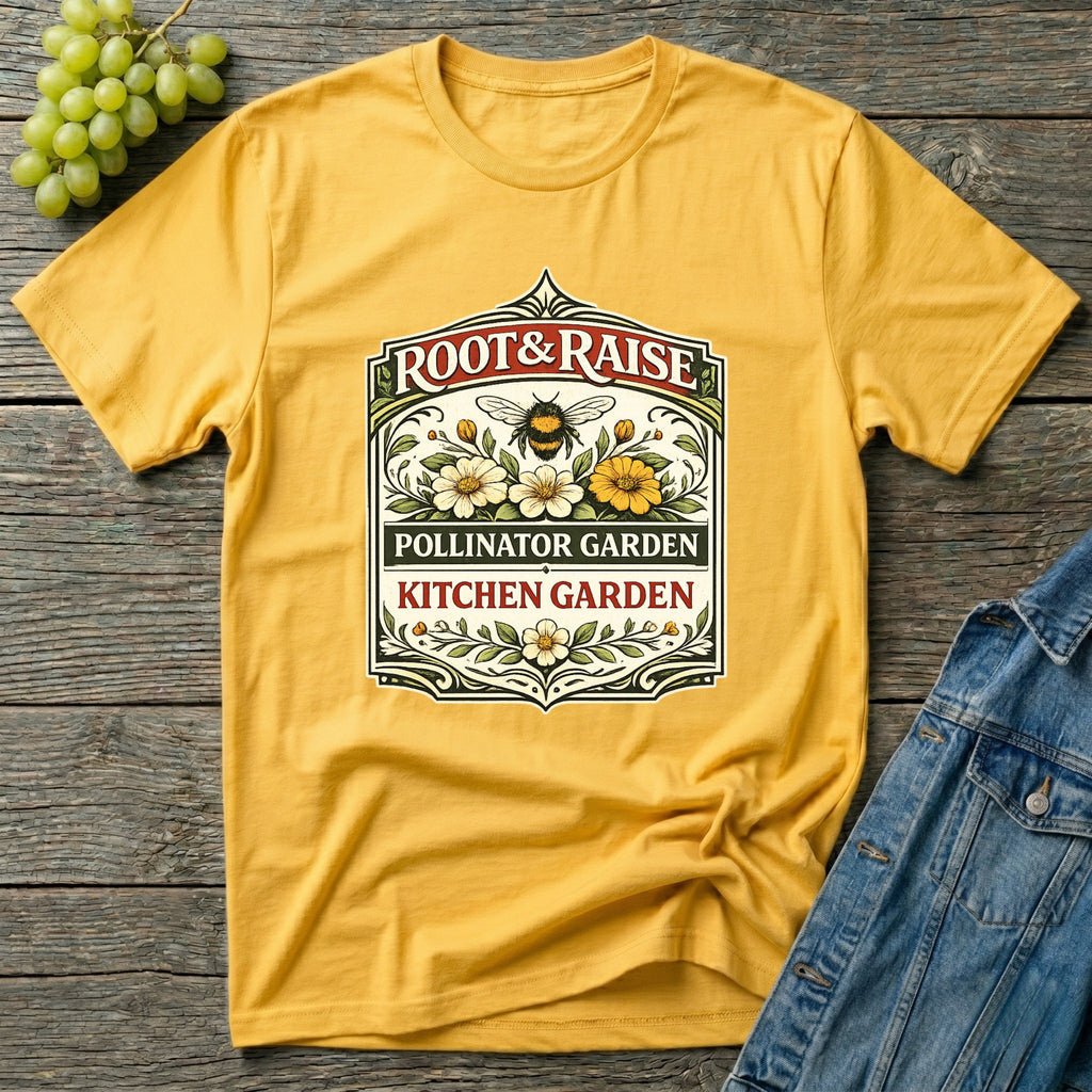 Pollinator Garden Kitchen Garden T-Shirt - Vintage