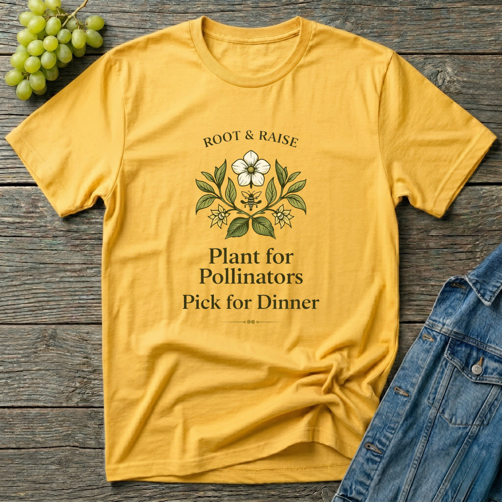 Plant For Pollinators Pick For Dinner T-Shirt