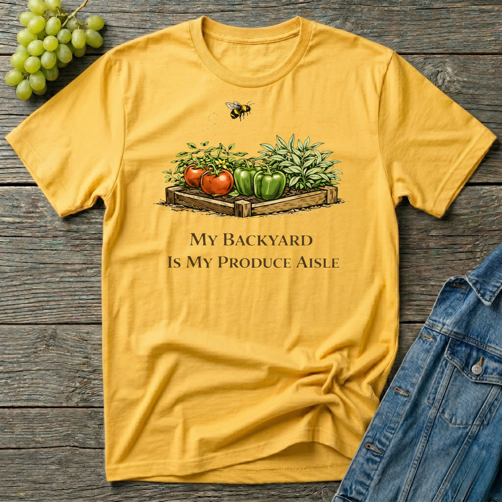 My Backyard Is My Produce Aisle Vintage T-Shirt