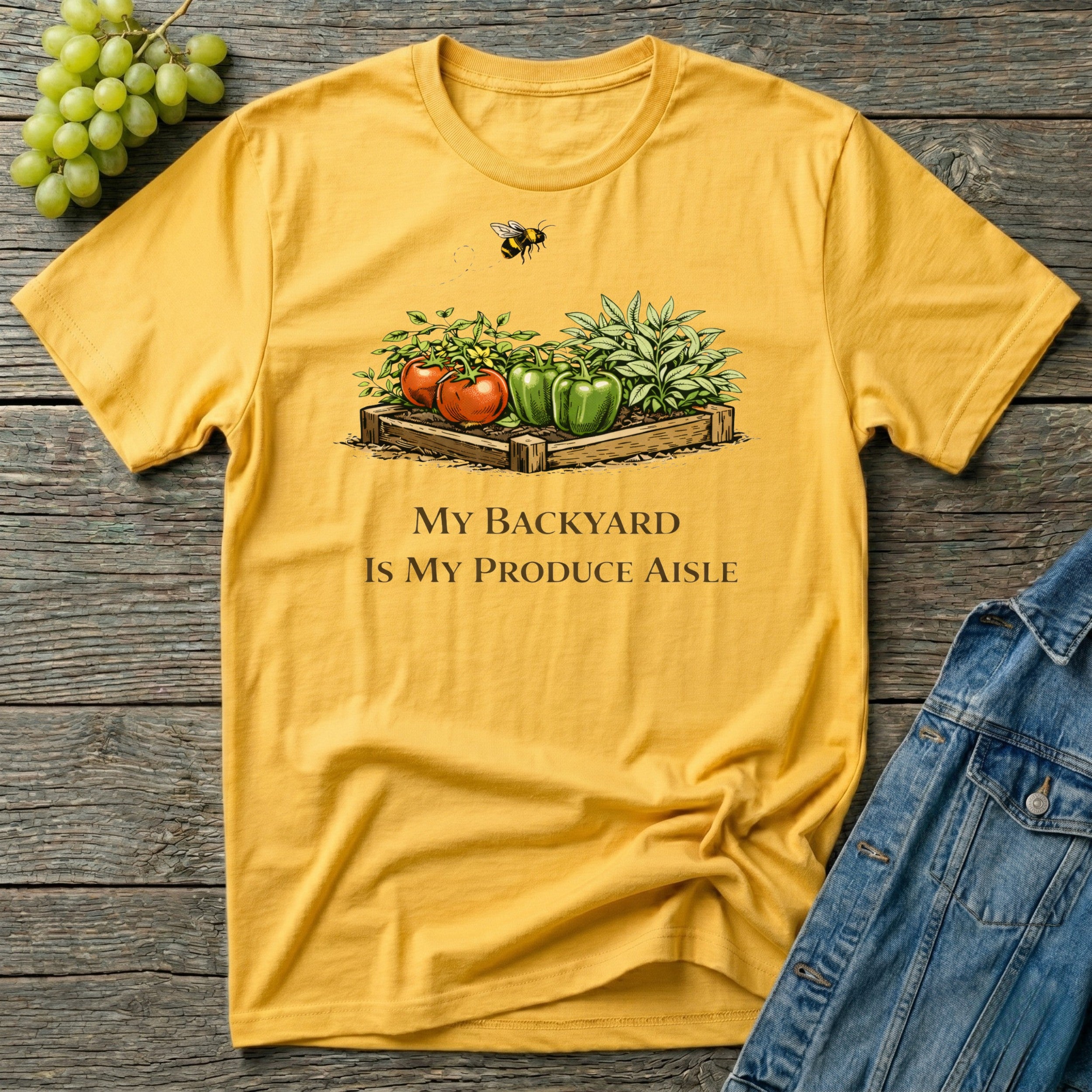 My Backyard Is My Produce Aisle Vintage T-Shirt