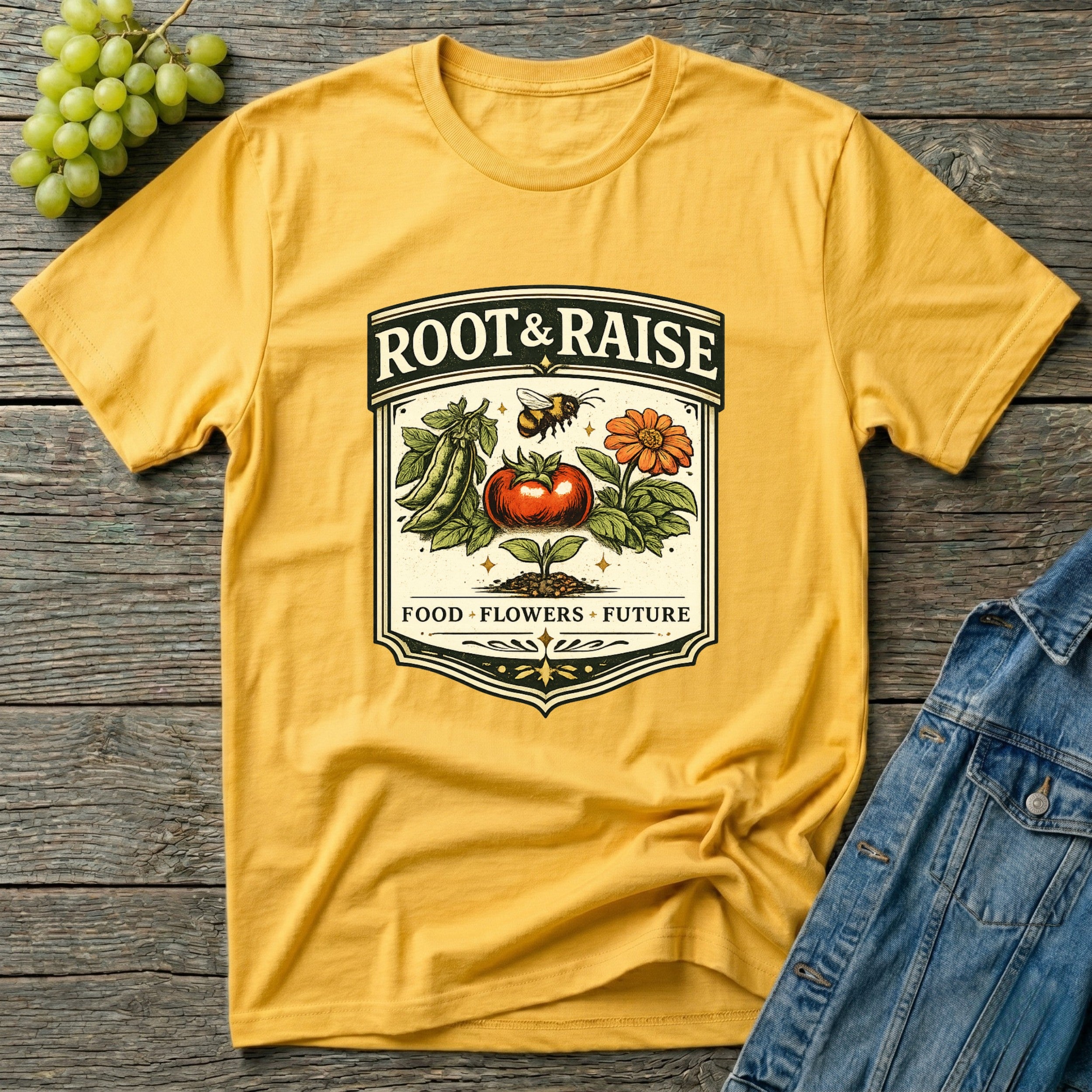 Food Flowers Future T-Shirt
