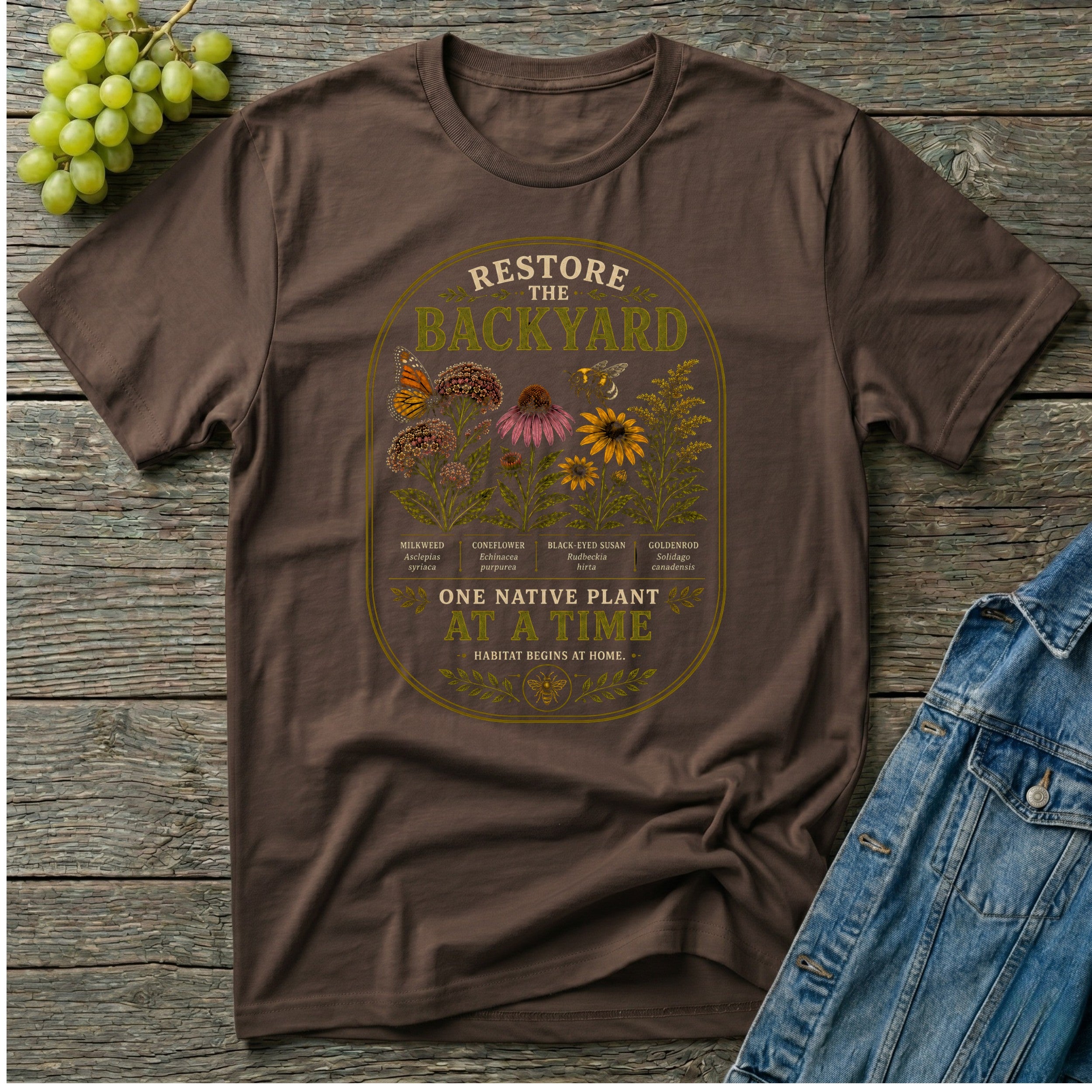 Restore the Backyard Native Plant T-Shirt