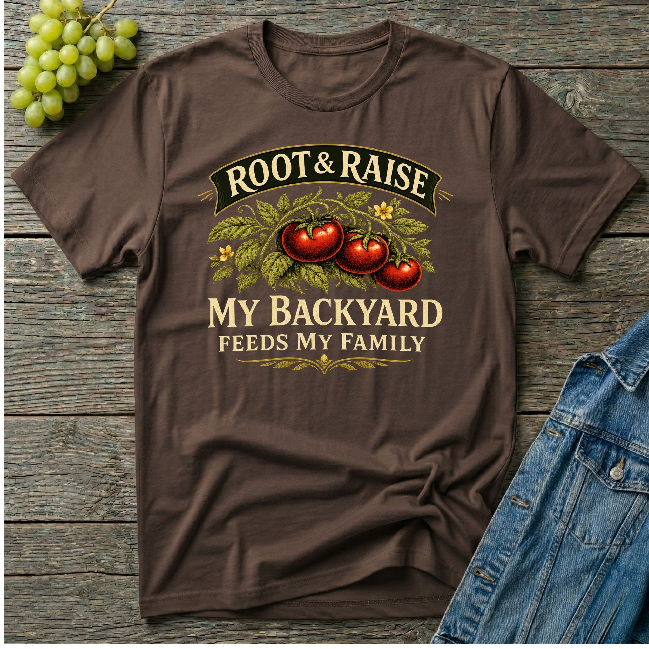 My Backyard Feeds My Family Gardening T-Shirt