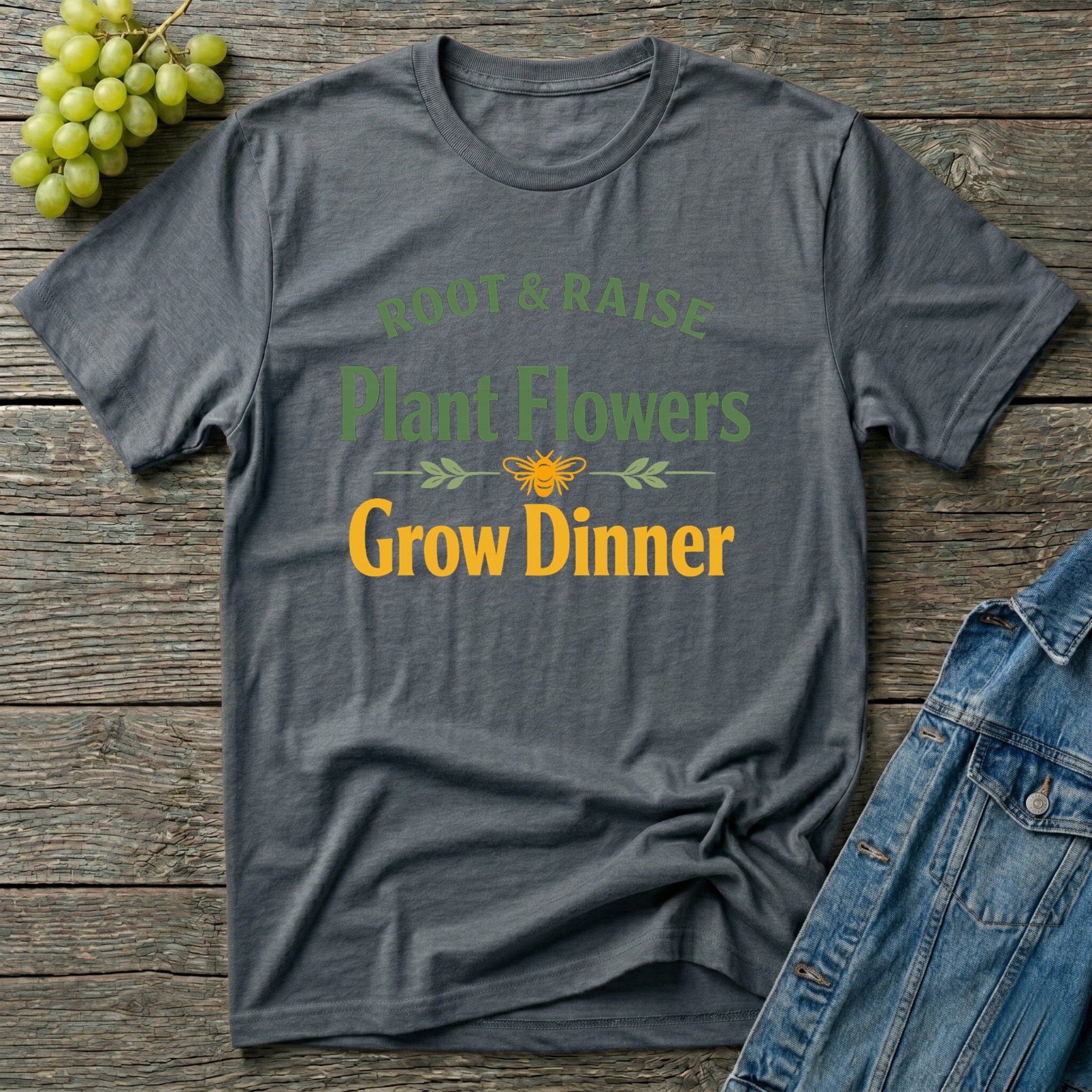 Plant Flowers Grow Dinner T-Shirt