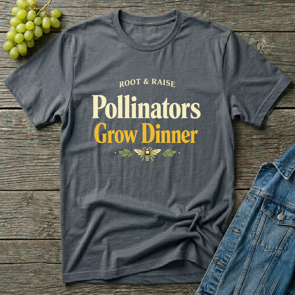 Pollinators Grow Dinner T-Shirt