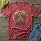 Grow Food Save Seeds T-Shirt - Vintage