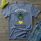 Bees Grow Our Food T-Shirt - Bold