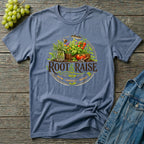 Root and Raise Logo Grow Harvest Repeat T-Shirt