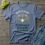 Pollinator Friendly Garden T-Shirt - Sketch