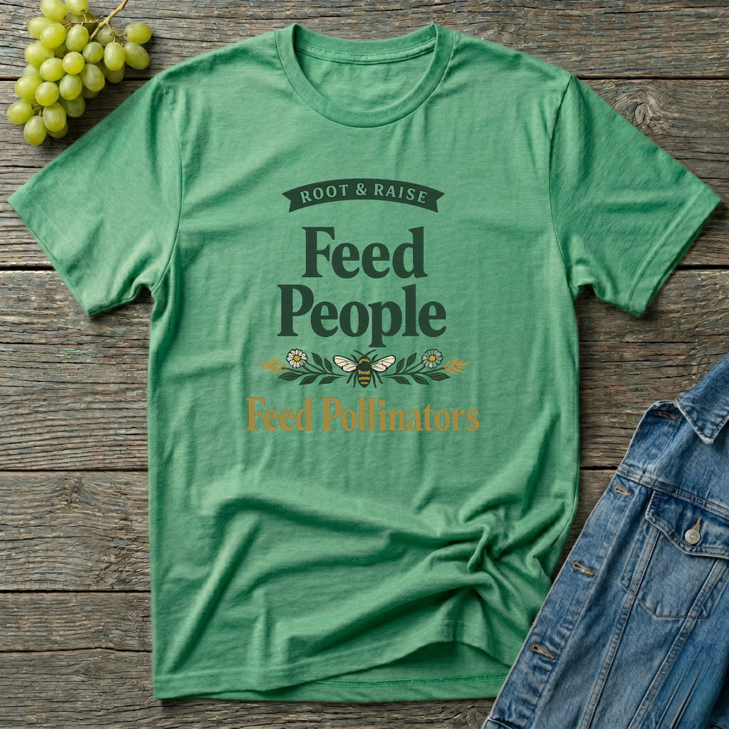 Feed People Feed Pollinators T-Shirt - Vintage