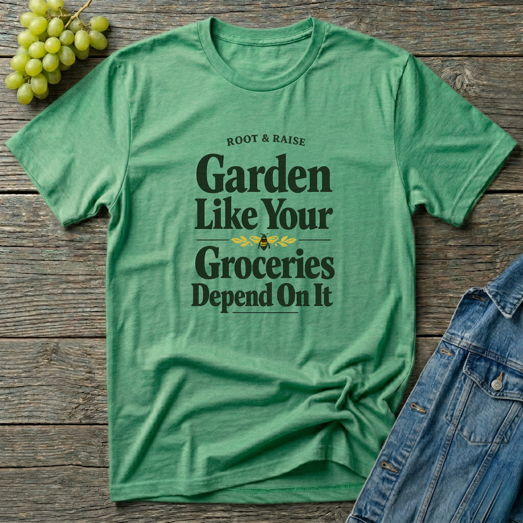 Garden Like Your Groceries Depend On It T-Shirt