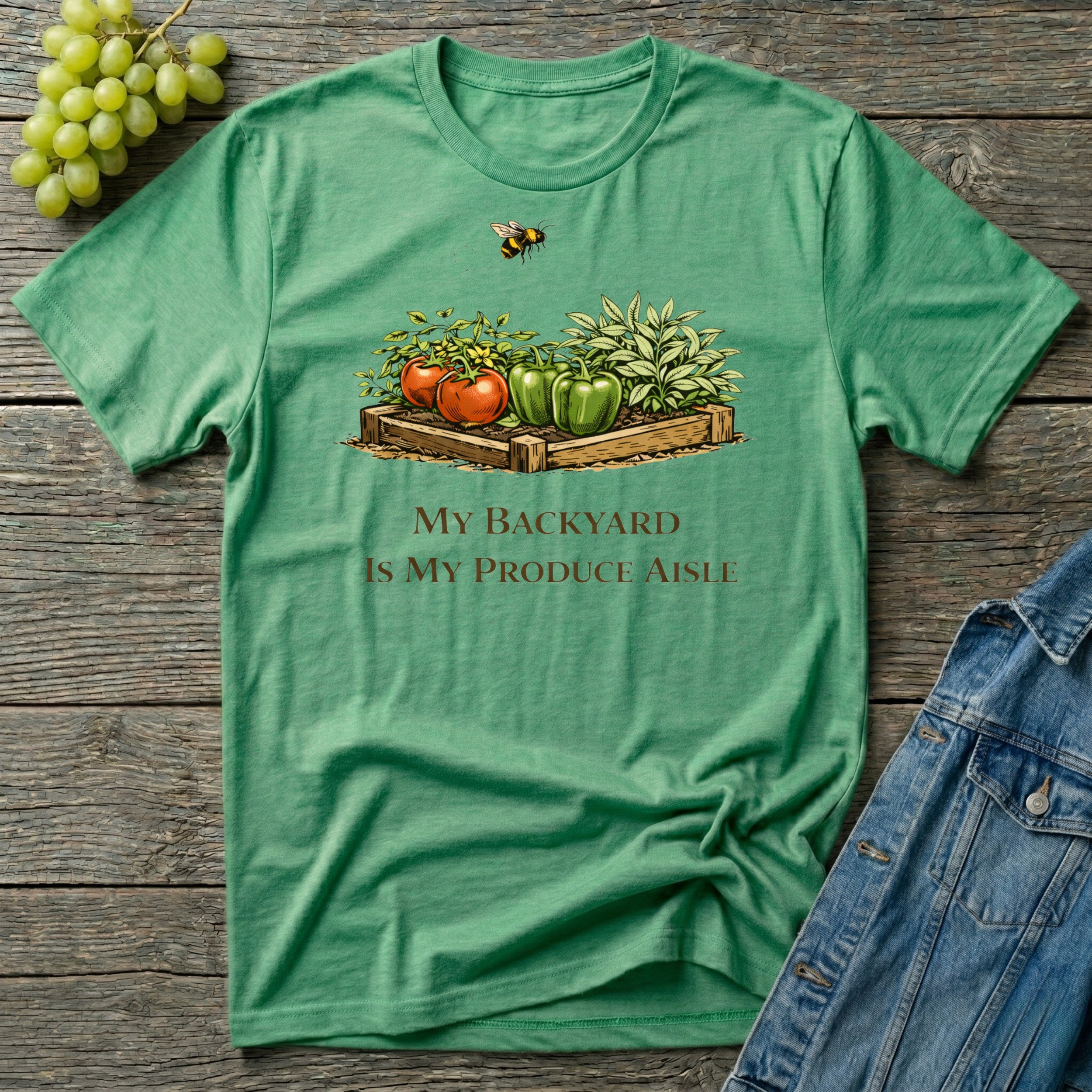 My Backyard Is My Produce Aisle Vintage T-Shirt