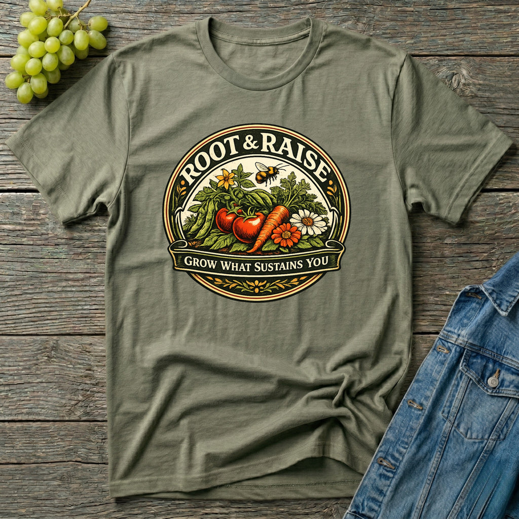 Grow What Sustains You T-Shirt - Vintage