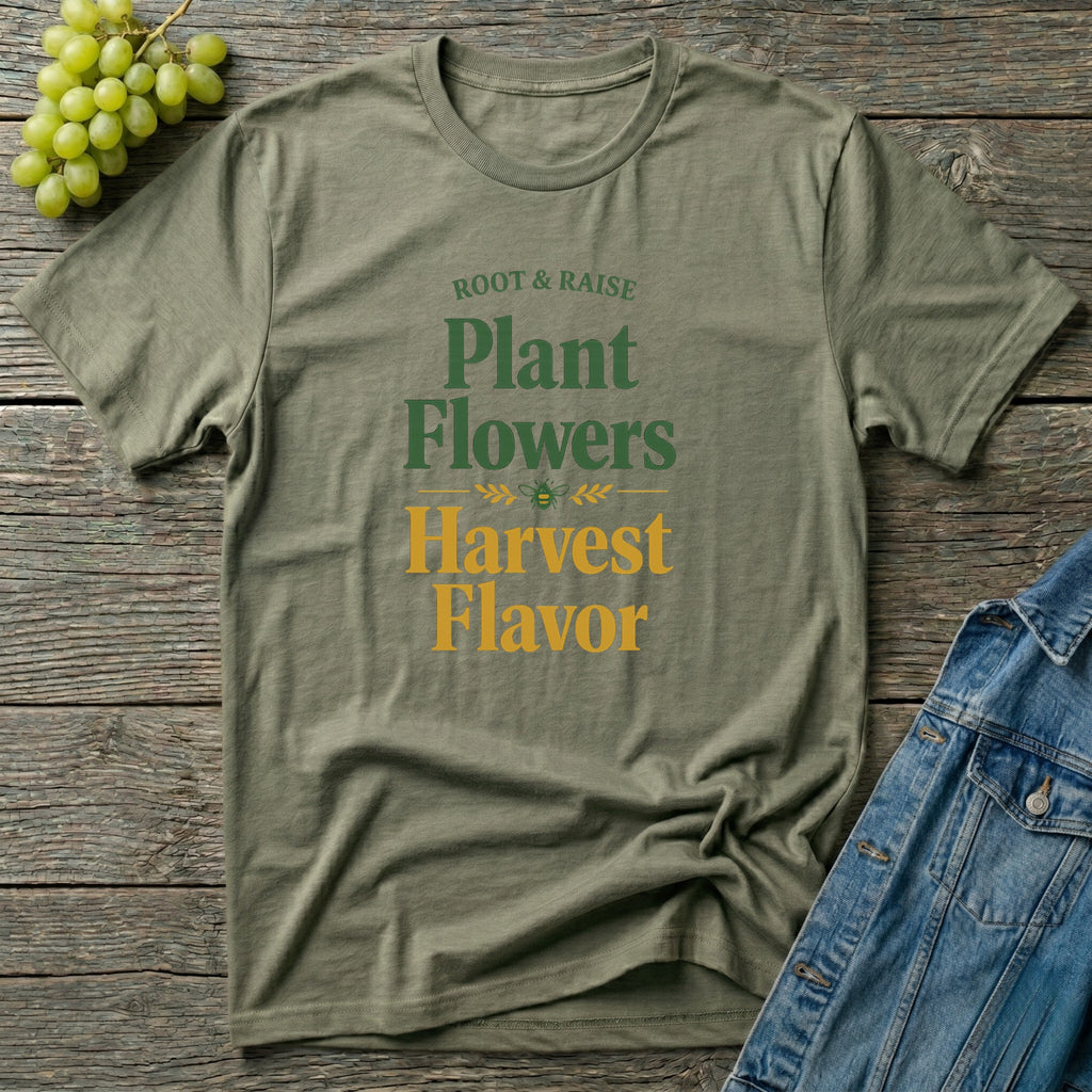 Plant Flowers Harvest Flavor T-Shirt