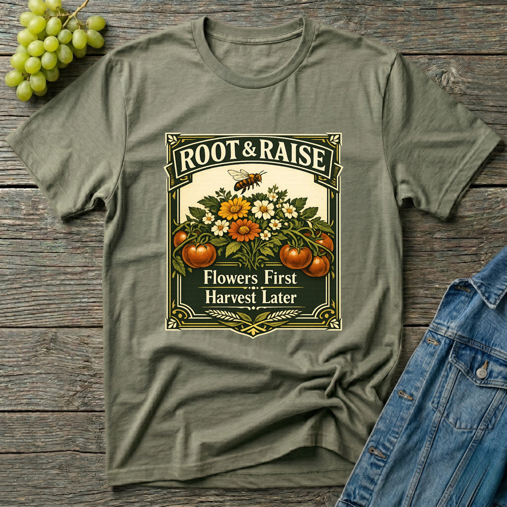 Flowers First Harvest Later T-Shirt
