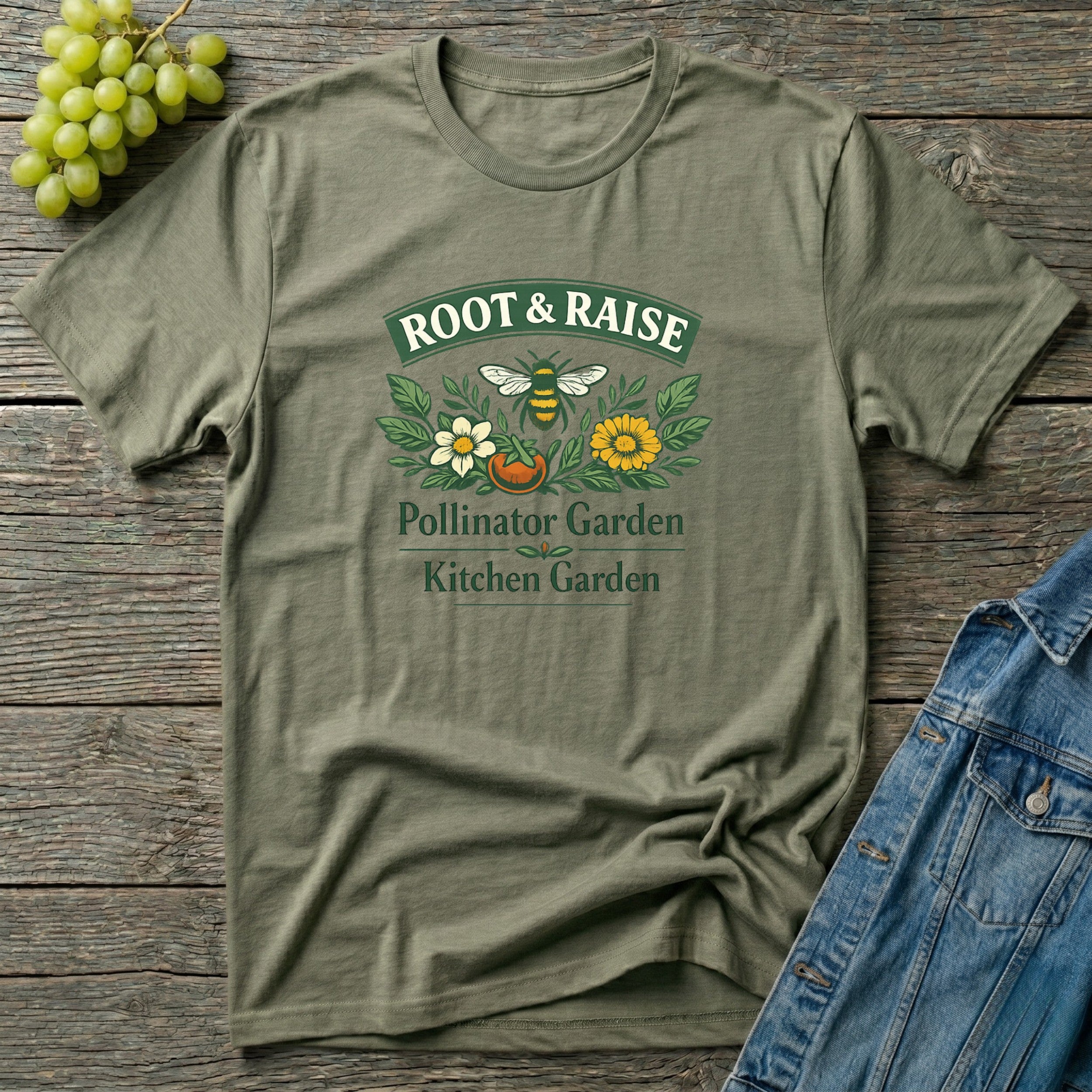 Pollinator Garden Kitchen Garden T-Shirt