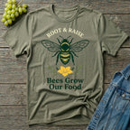 Bees Grow Our Food T-Shirt - Bold