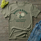 Local Food Starts With Flowers T-Shirt - Sketch