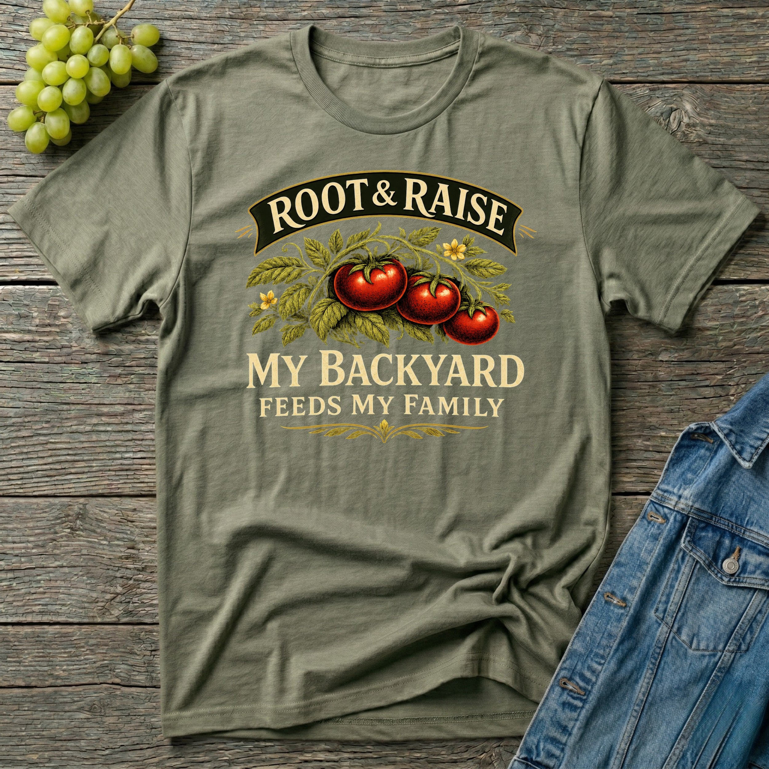 My Backyard Feeds My Family Gardening T-Shirt