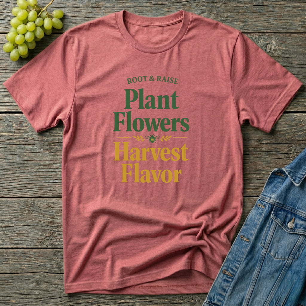 Plant Flowers Harvest Flavor T-Shirt