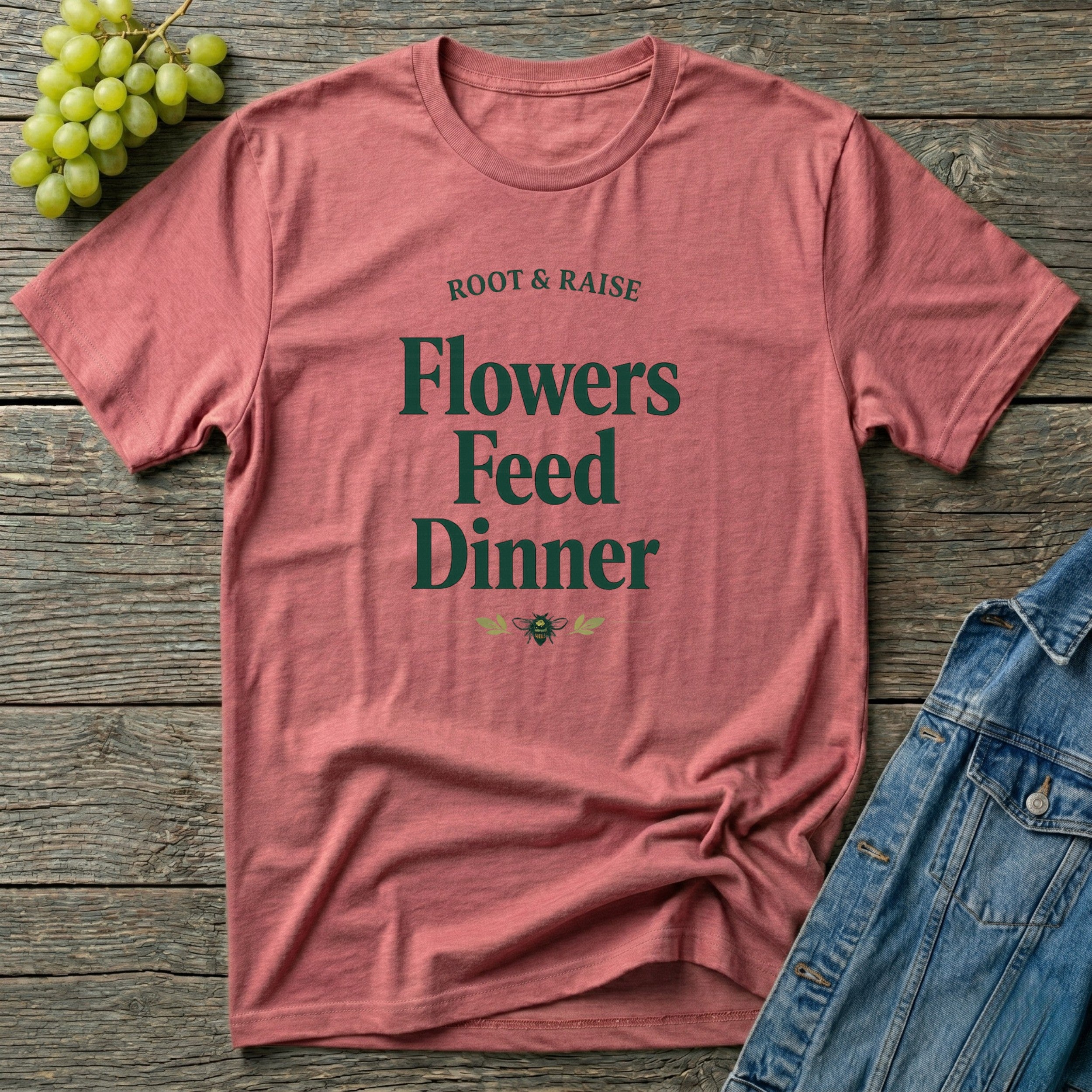 Flowers Feed Dinner T-Shirt