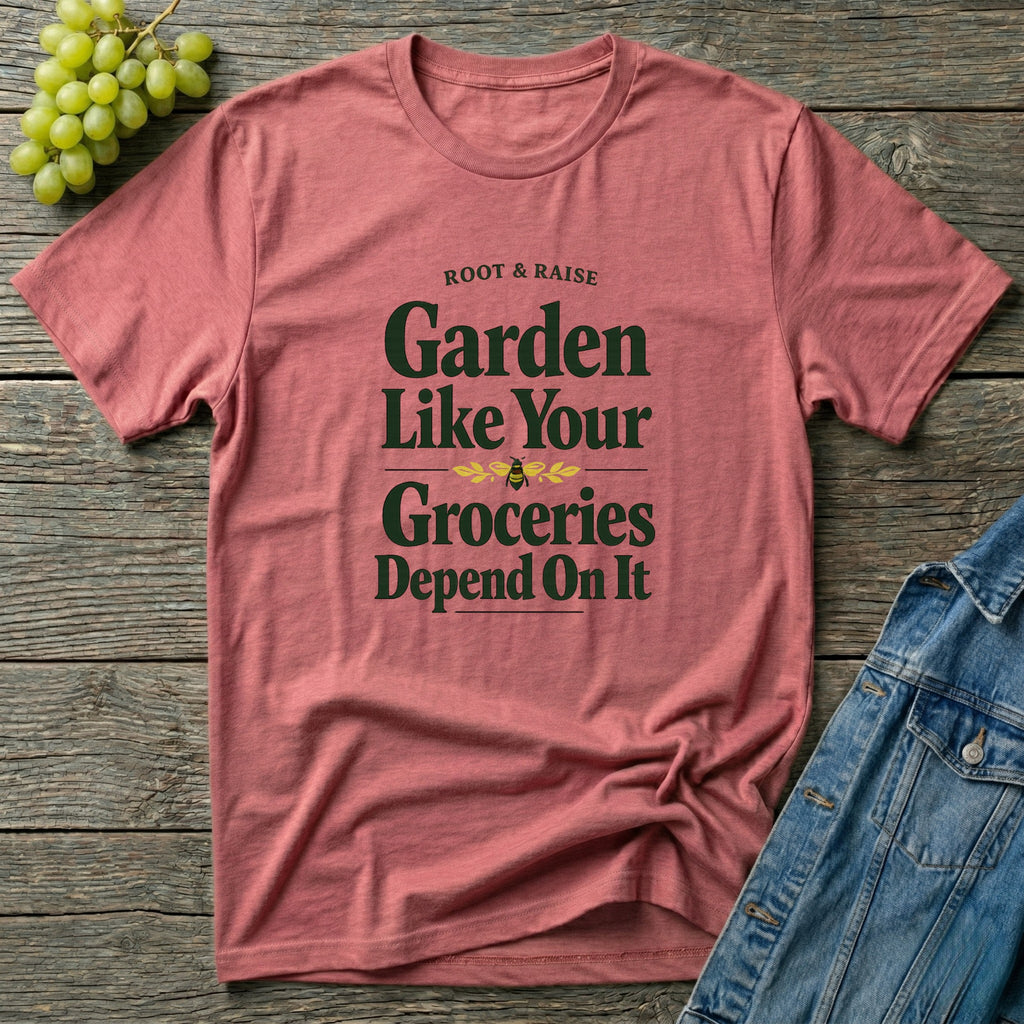 Garden Like Your Groceries Depend On It T-Shirt