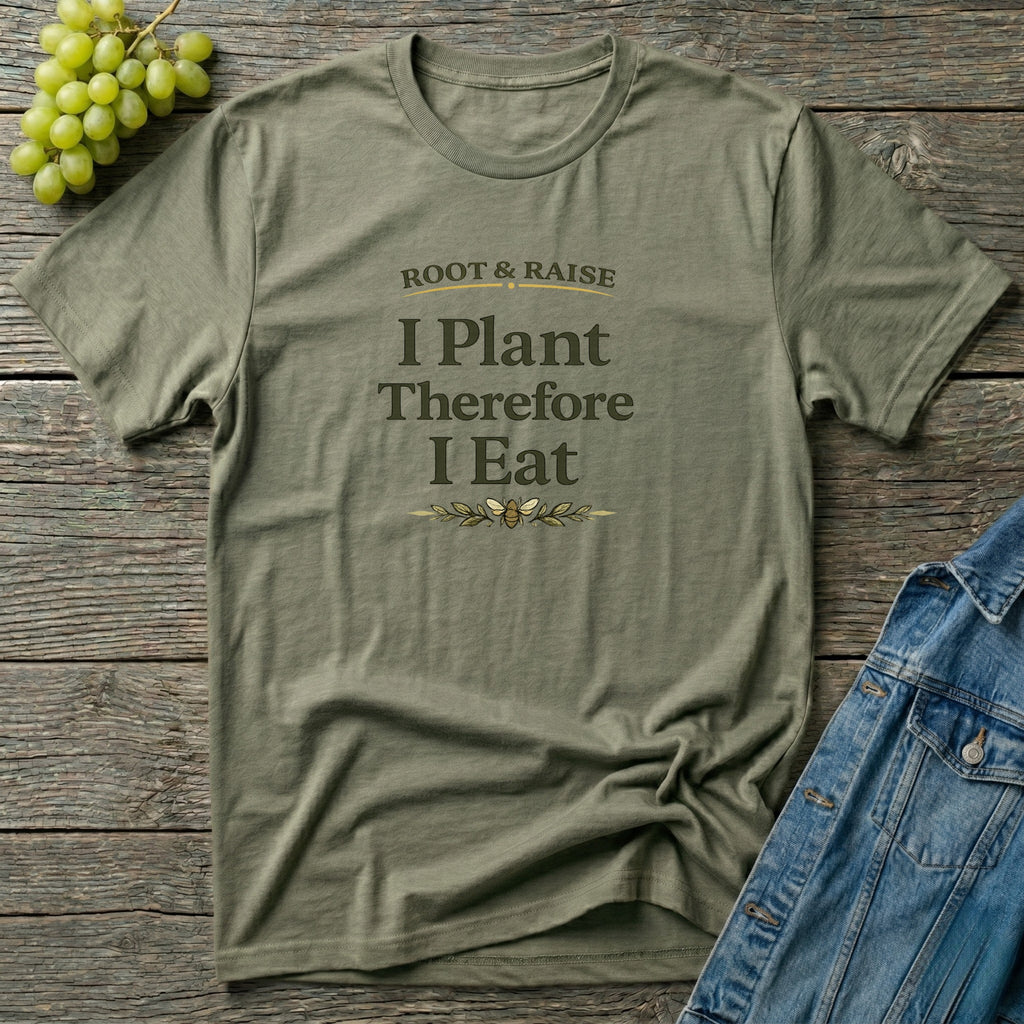 I Plant Therefore I Eat T-Shirt
