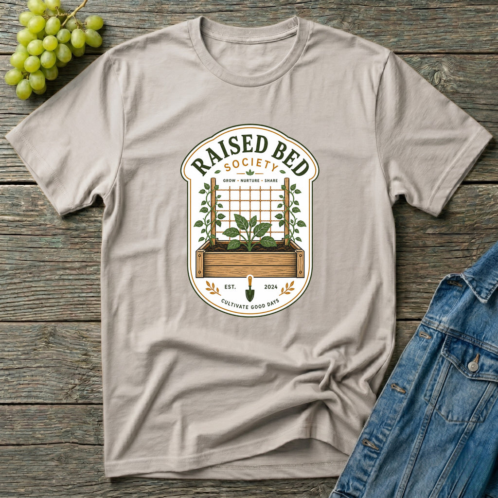 Raised Bed Society Gardening T-Shirt