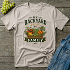 My Backyard Feeds My Family Vegetable Garden T-Shirt
