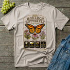 Monarch Butterfly Native Pollinator Field Guide T-Shirt