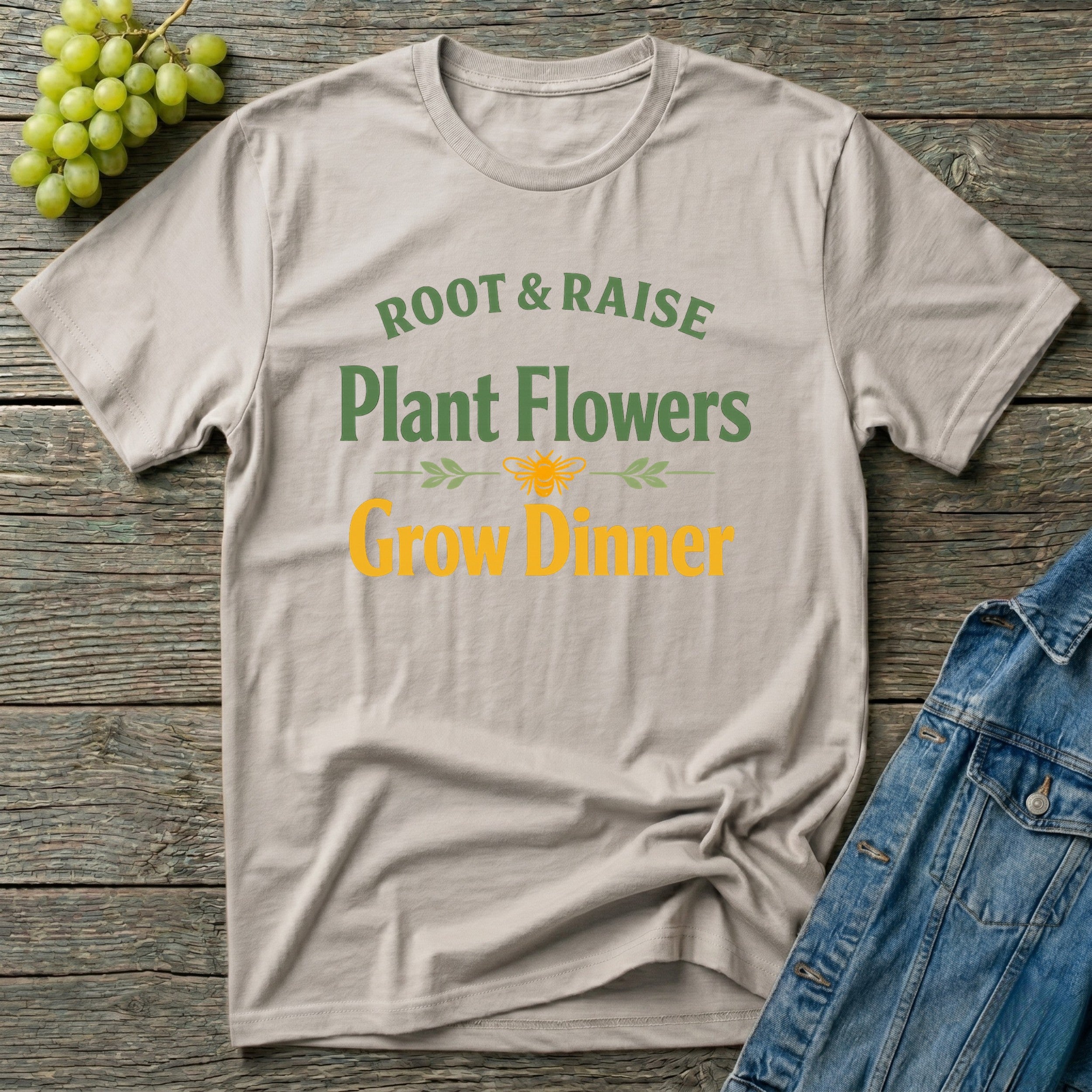 Plant Flowers Grow Dinner T-Shirt