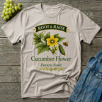 Cucumber Flower Future Food Gardening T-Shirt