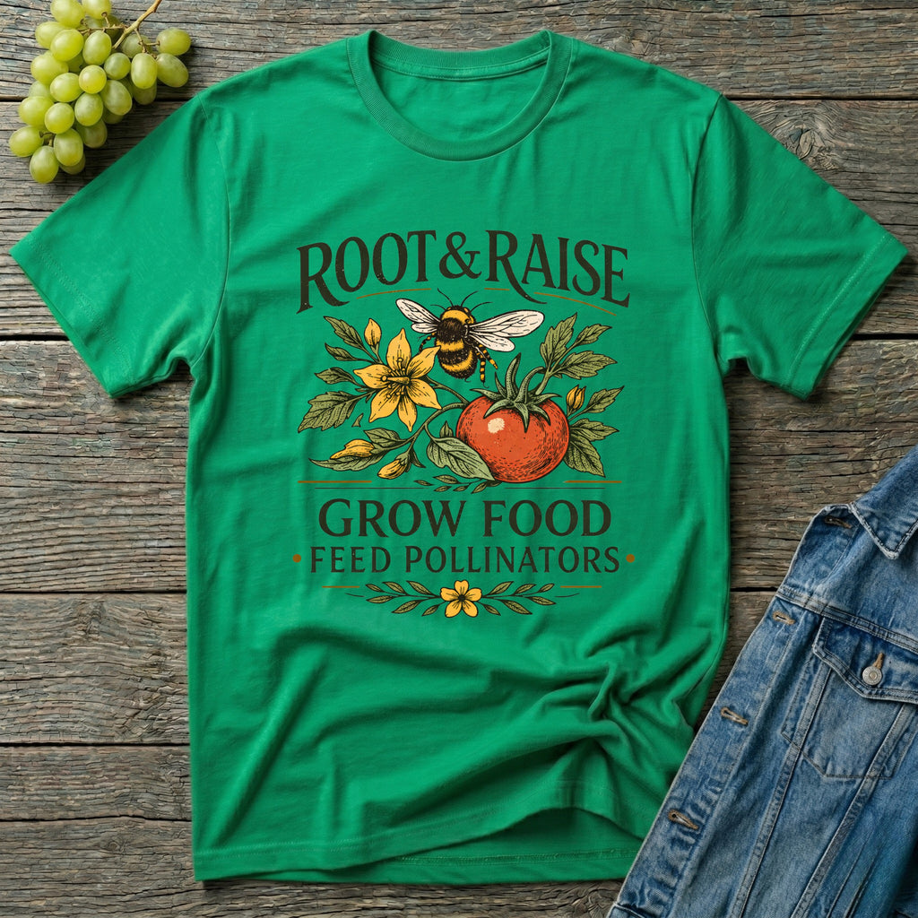 Grow Food Feed Pollinators Art T-Shirt