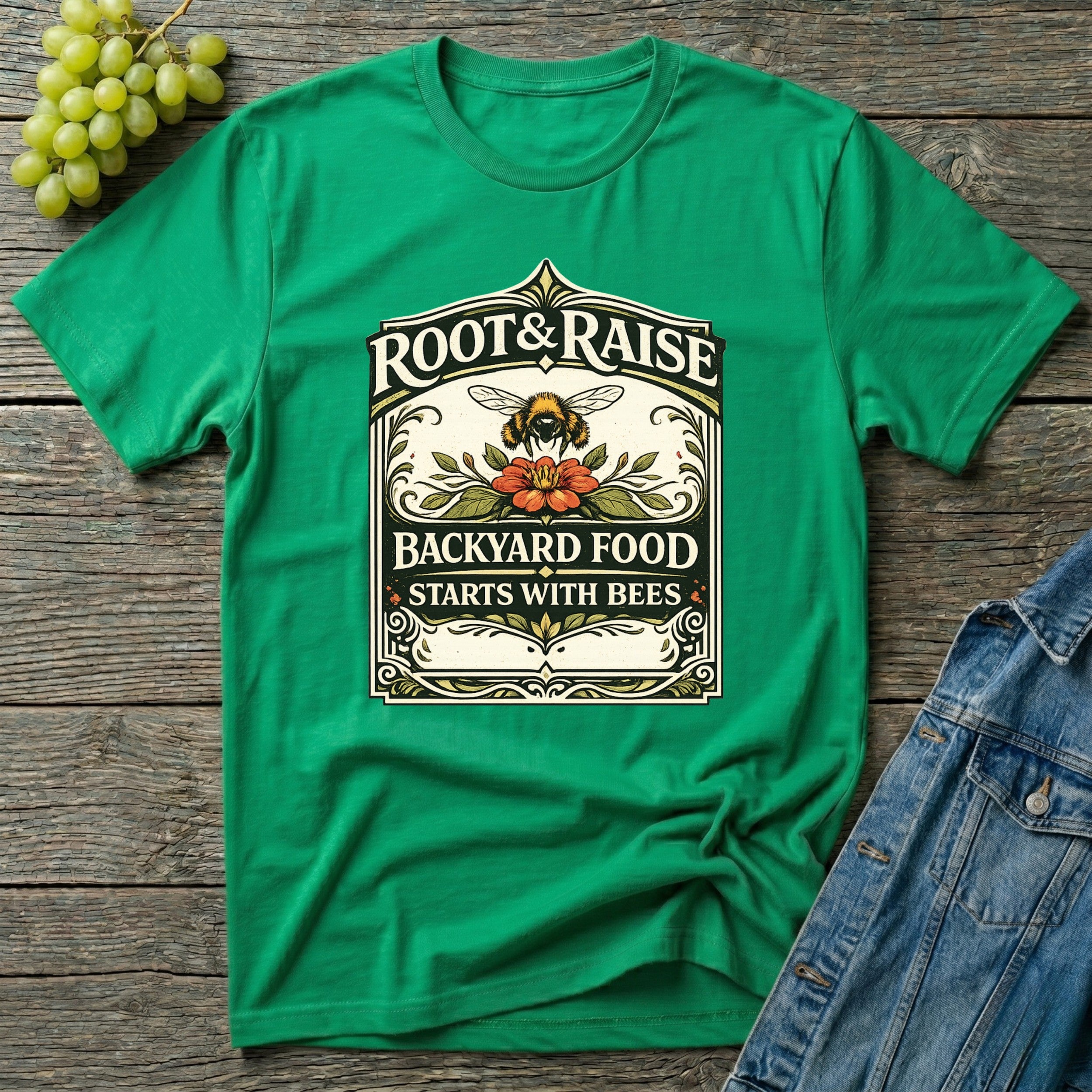 Backyard Food Starts With Bees T-Shirt