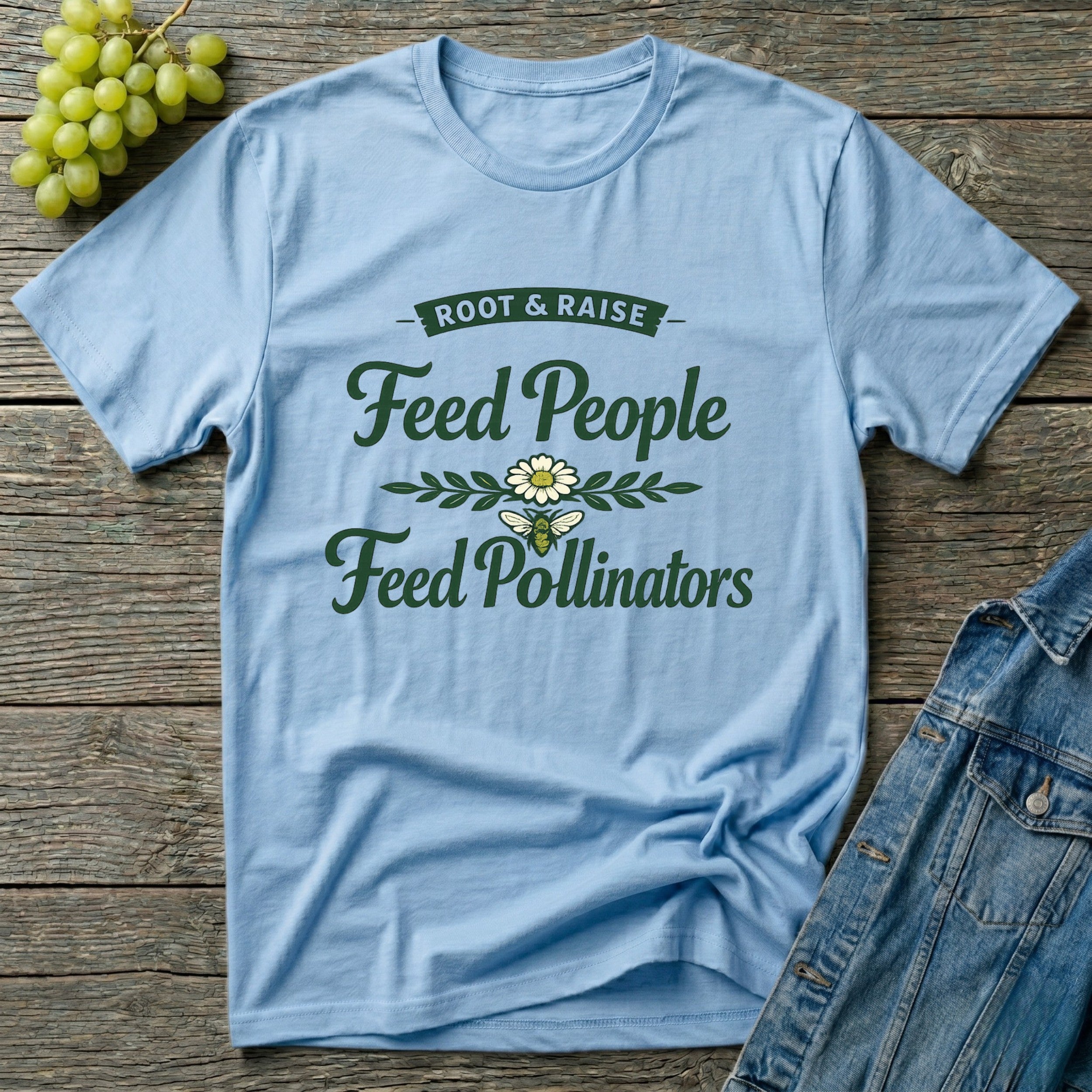 Feed People Feed Pollinators T-Shirt - Heirloom