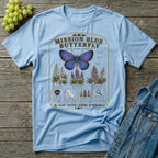 Mission Blue Butterfly Shirt – Native Pollinator Field Guide Tee